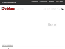 Tablet Screenshot of daddona.com.ar